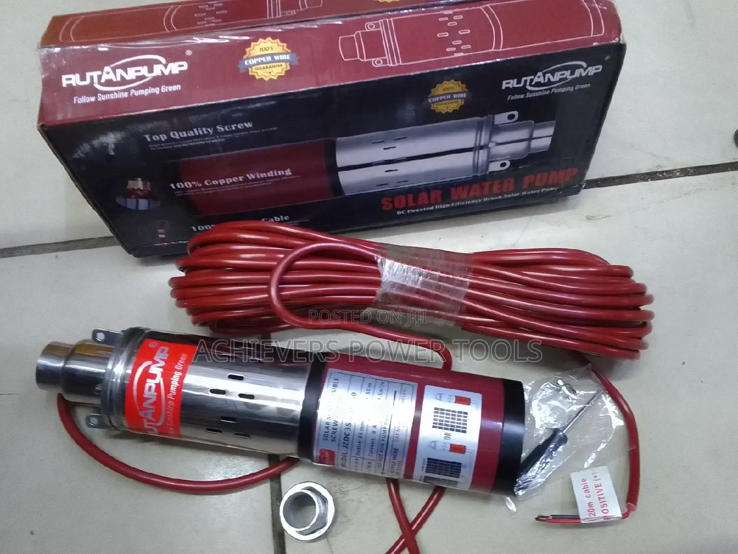 Rutan Dc Submersible Water Pump/Solar Submersible Pump