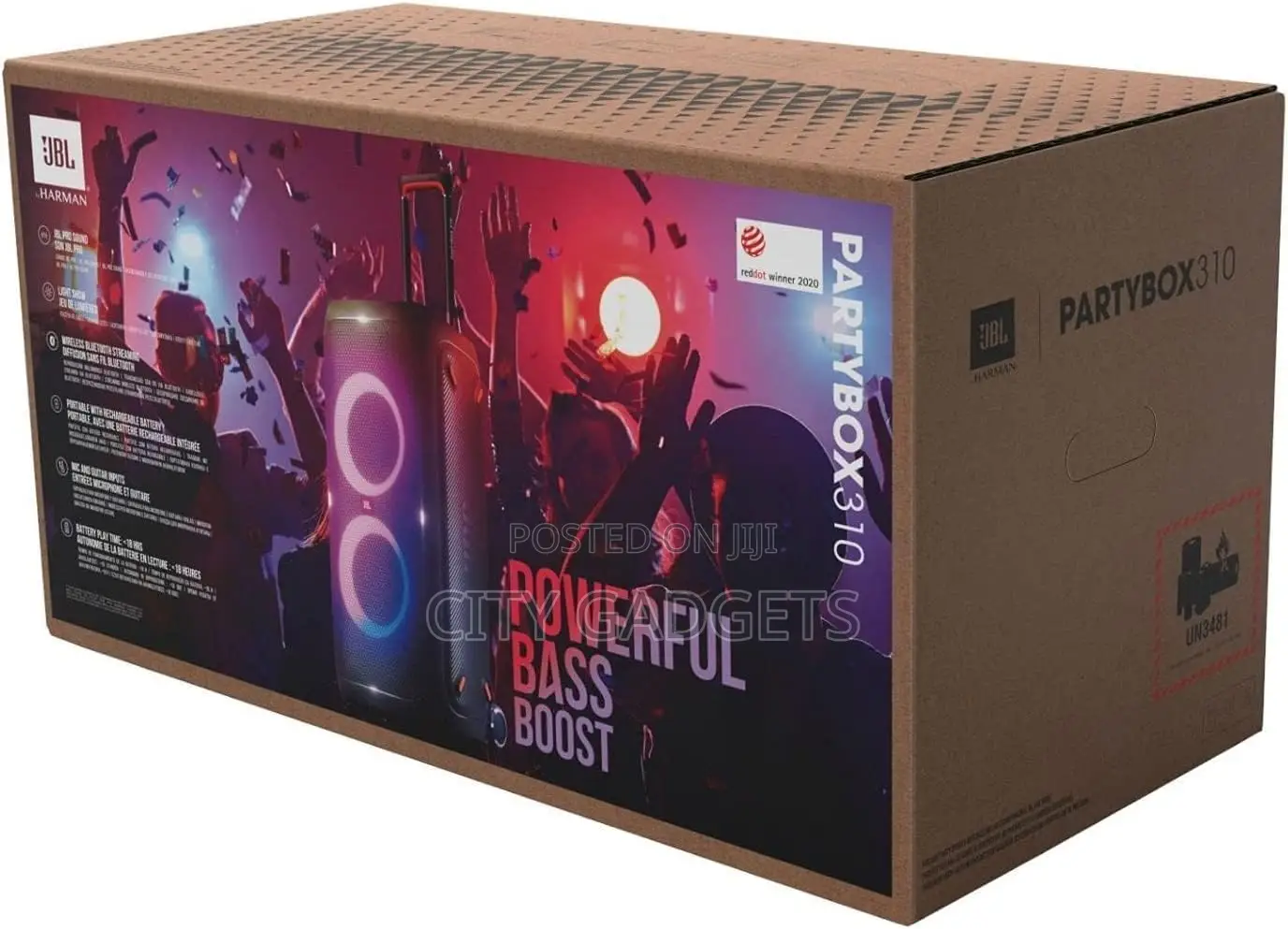 JBL Partybox 310 - Portable Party Speaker Long Lasting