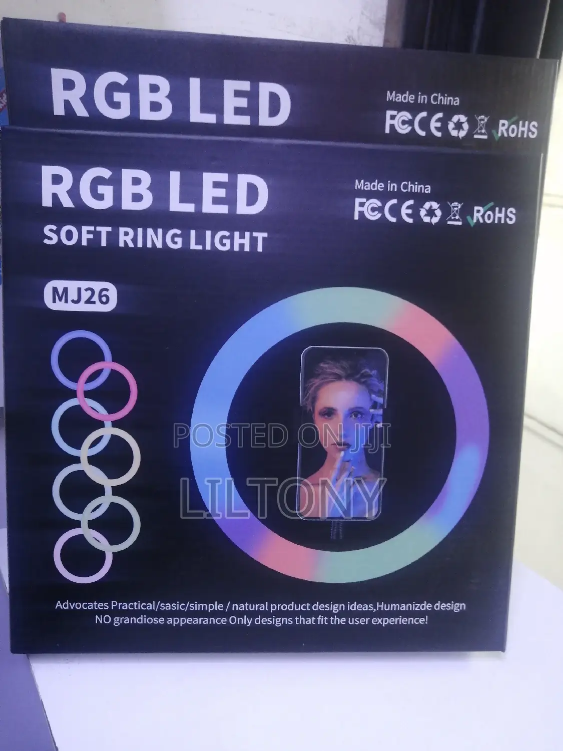 10" RGB Ring Light With 2mtrs Tripod