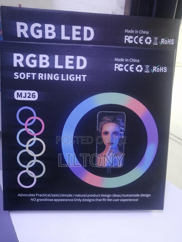 10" RGB Ring Light With 2mtrs Tripod - main view