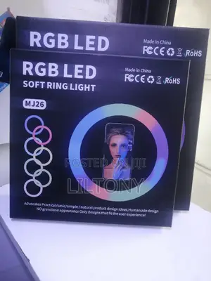 10" RGB Ring Light With 2mtrs Tripod