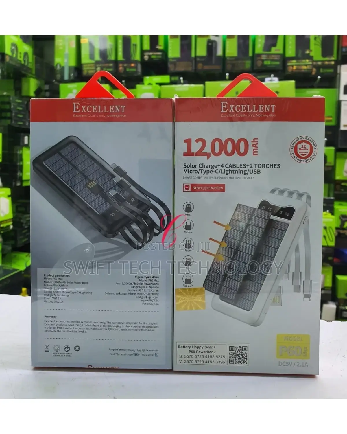 Solar Power Bank ,Solar Power Bank 12,000amh Excellent