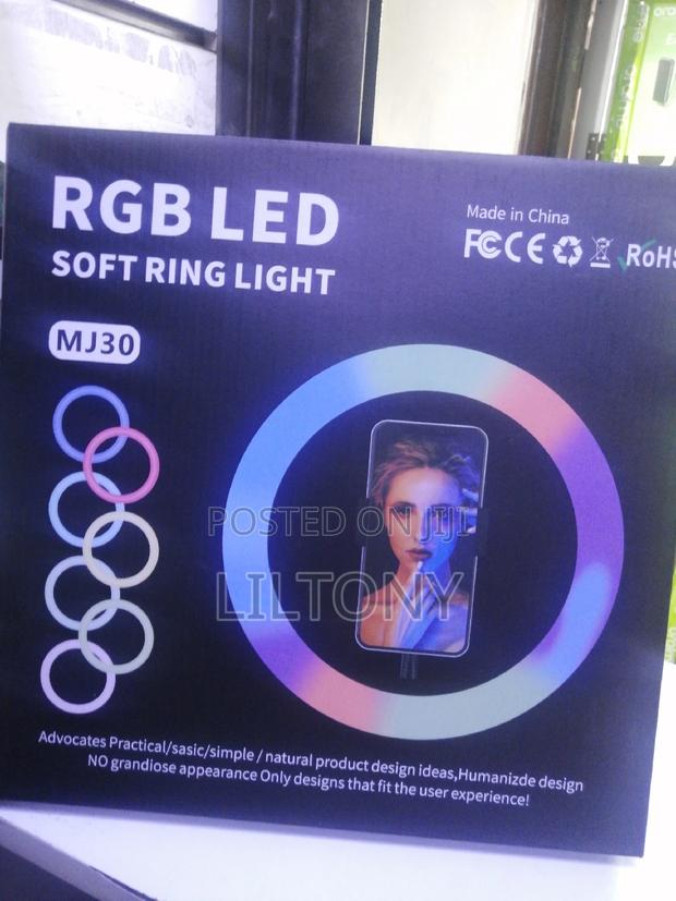 12" RGB LED Ring Light +Tripod - main view