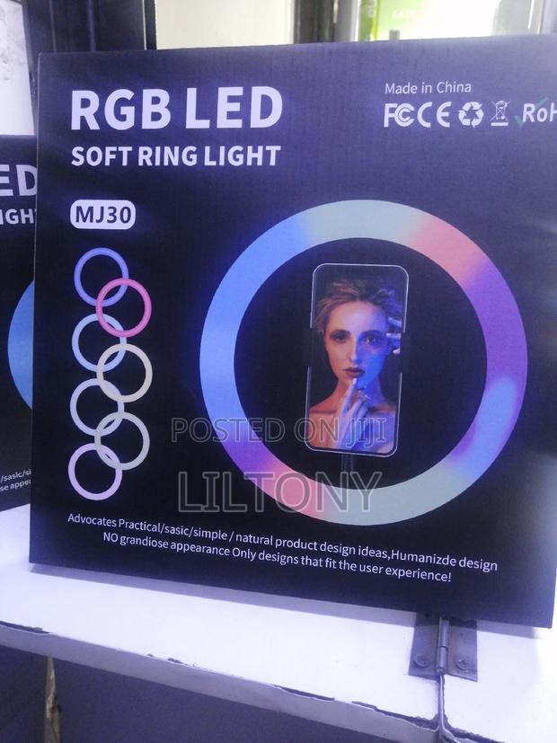 12" RGB LED Ring Light +Tripod - thumbnail 2