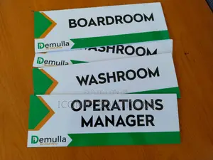 Full Color Door Plates