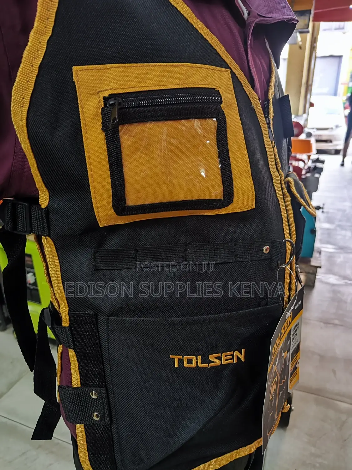 Tool Vest Tolsen Tools Vest 80130 Black Tools Pouch Tool Bag