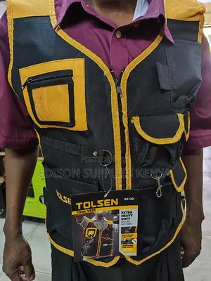 Tool Vest Tolsen Tools Vest 80130 Black Tools Pouch Tool Bag