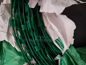 Green Coated Razor Wire