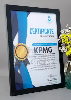 Certificate Frame