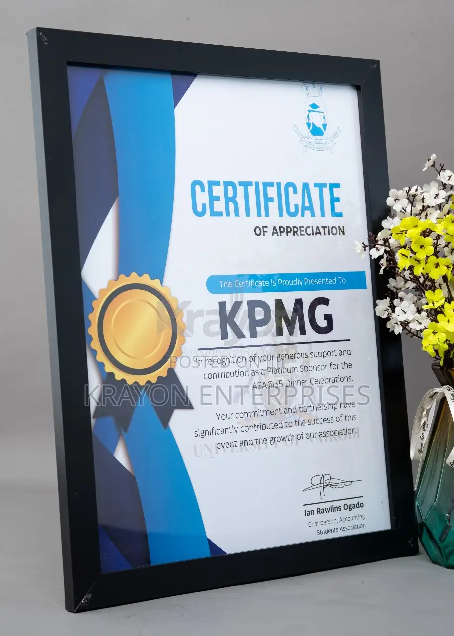 Certificate Frame