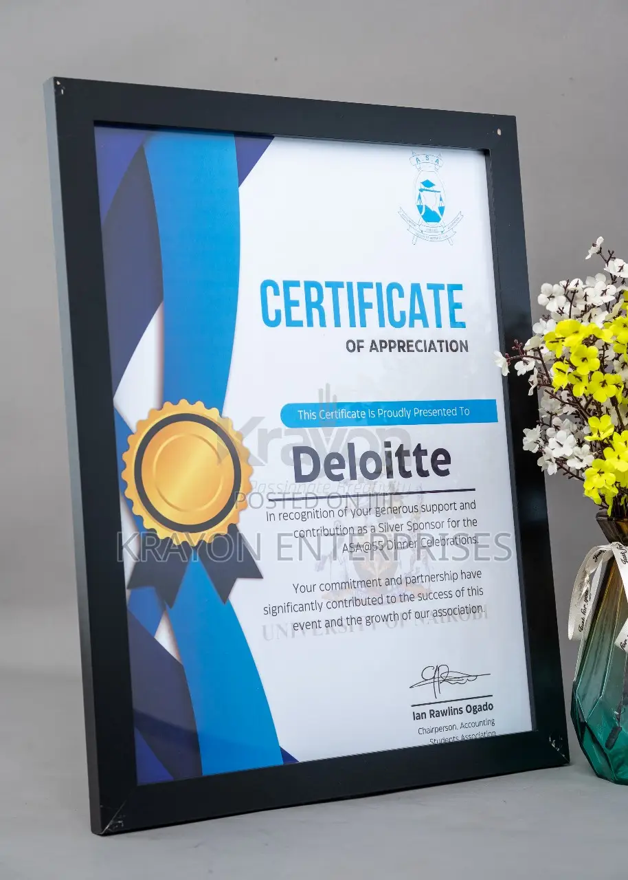 Certificate Frame