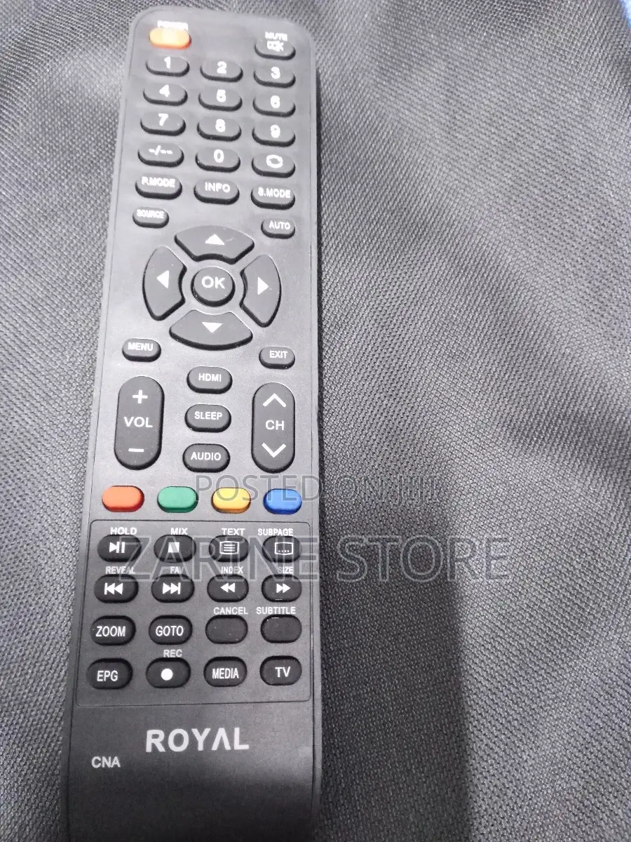 Original Royal Digital Tv Remote + Free Batteries