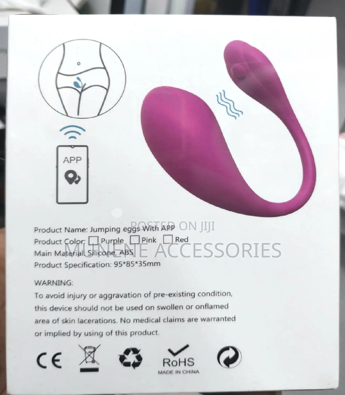 LOVE SPOUSE Jumping Love Egg Lush 3 Connect to APP Bluetooth