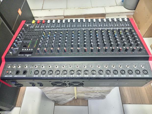 Omax 16 Channel Audio Powered Mixer With Bluetooth and USB - thumbnail 2