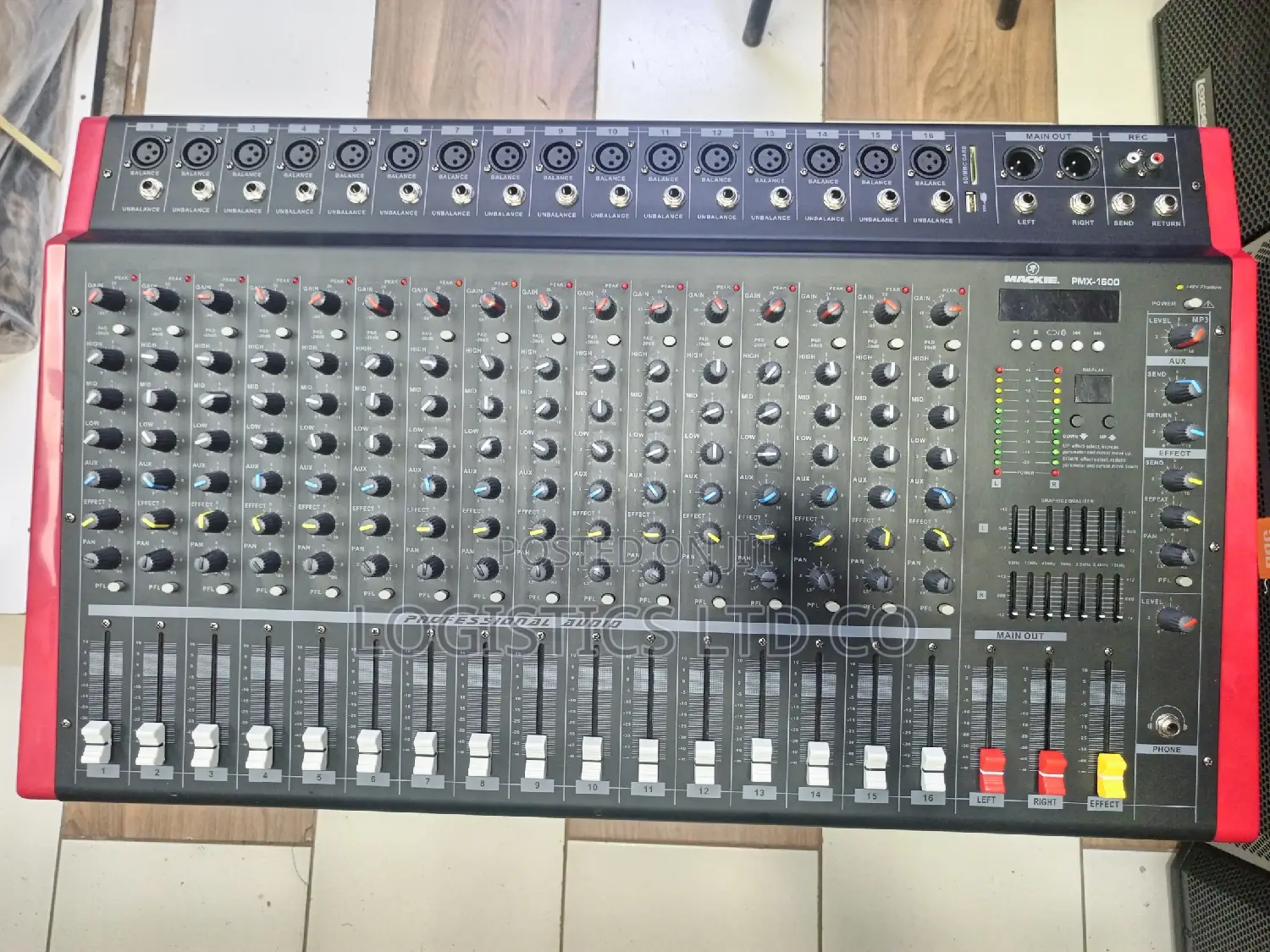 Omax 16 Channel Audio Powered Mixer With Bluetooth and USB