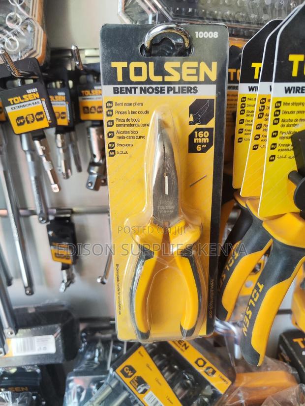 Pliers Tolsen Bent Nose Pliers 6" Inch