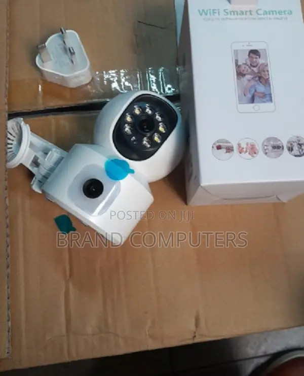 Dual Lens Wifi Smart Camera 4mp Rotating Camera