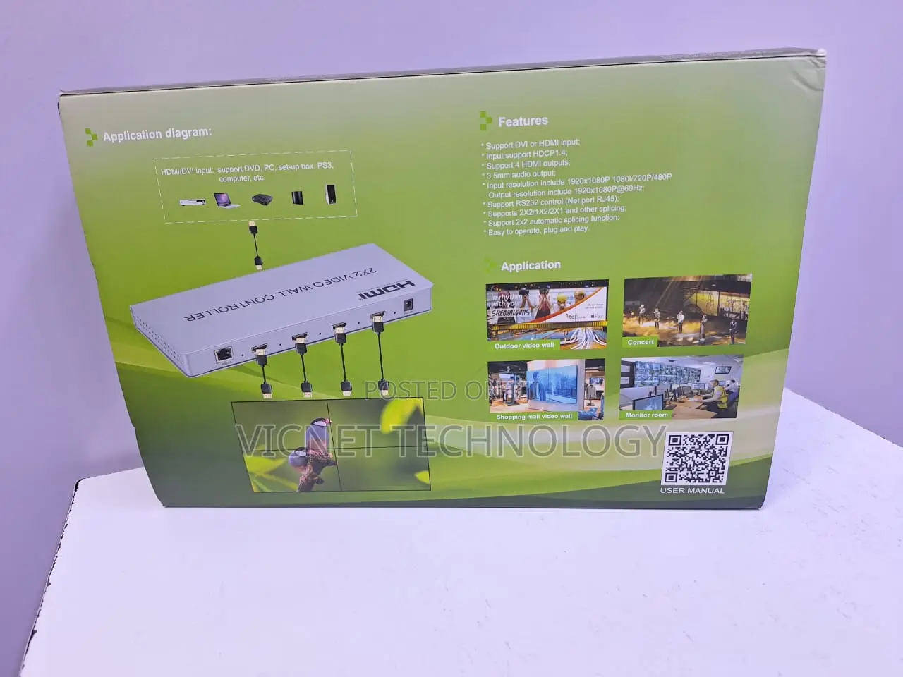 2X2 Video Wall Controller