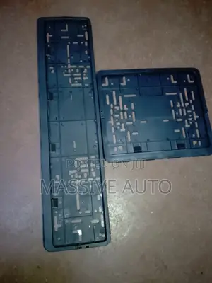 2pcs Black Number Plates Holder/ New Number Plates Holder