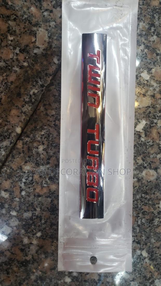 Twin Turbo Badge - main view