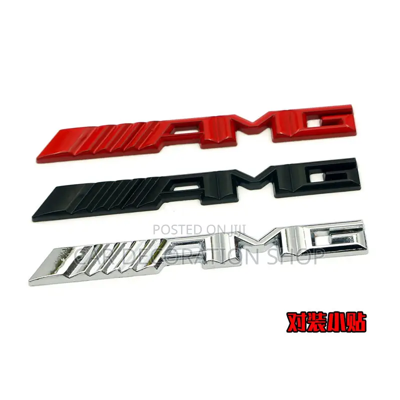 Different Colors AMG Badges for Mercedes Benz