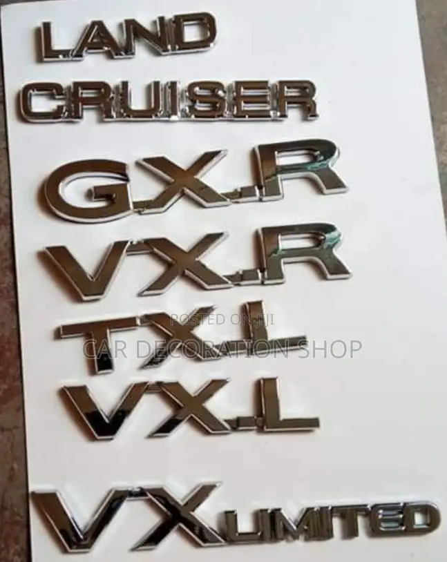 Gxr,Vxr,Txl, VXL ,Vx Boot Badges