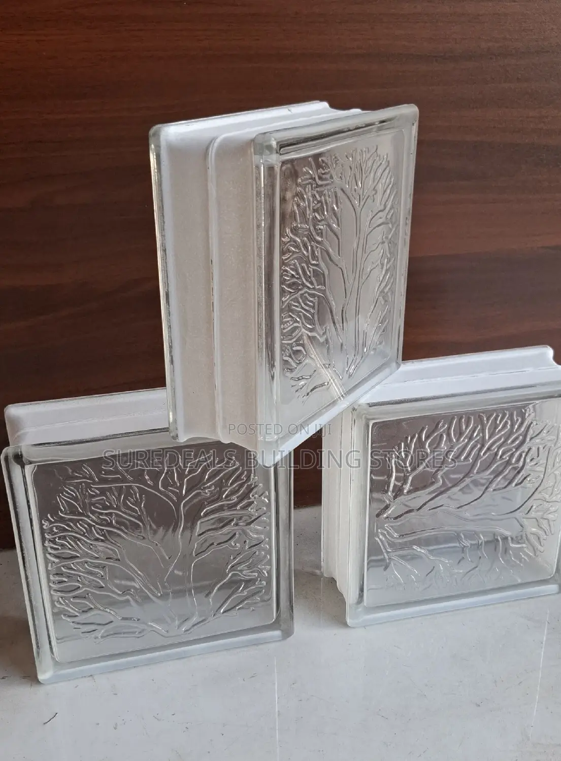 Clear Glass Block (19.0×19.0X8.0)Cm