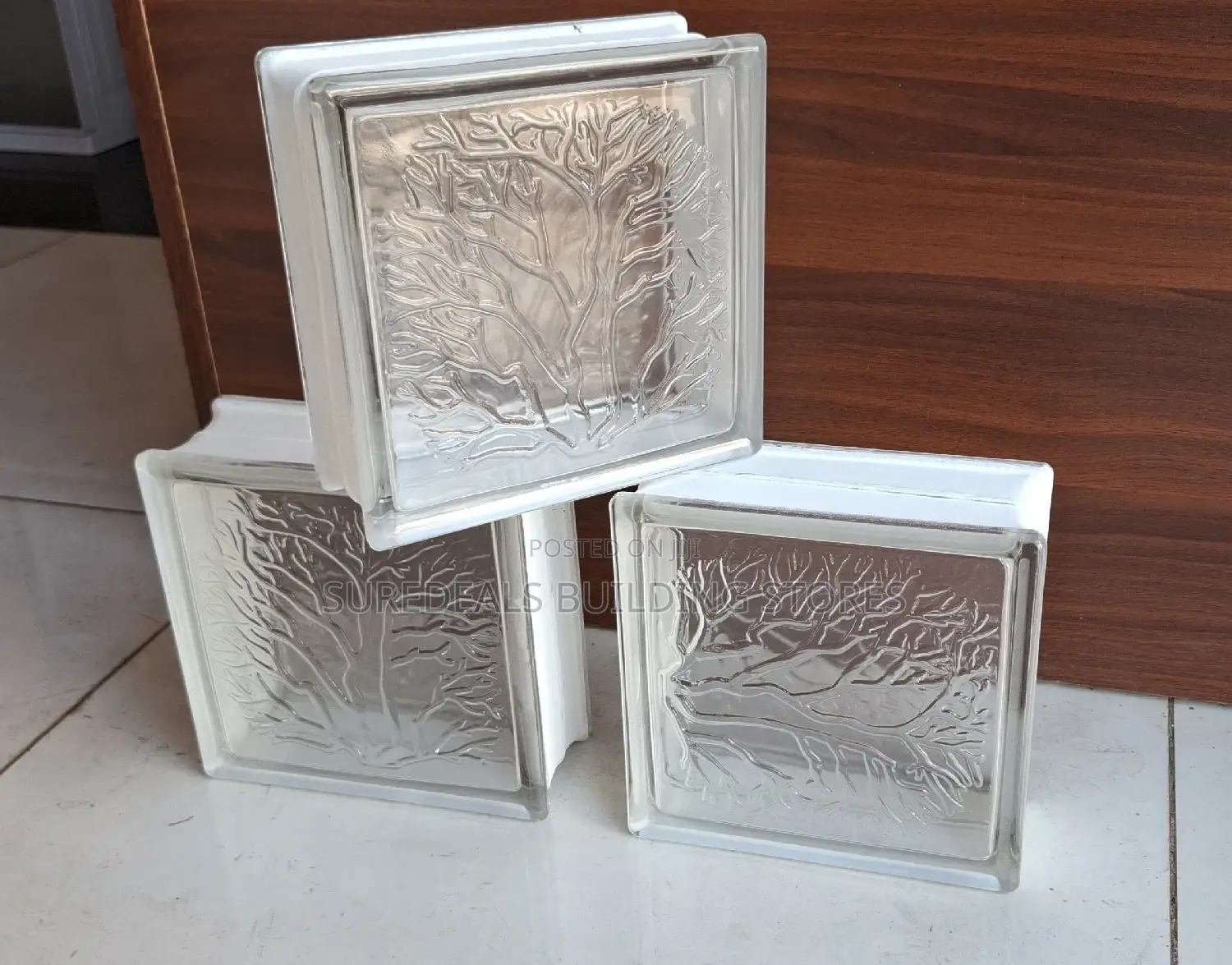 Clear Glass Block (19.0×19.0X8.0)Cm