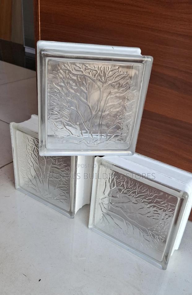 Clear Glass Blocks-(190*190*80)Mm., - main view
