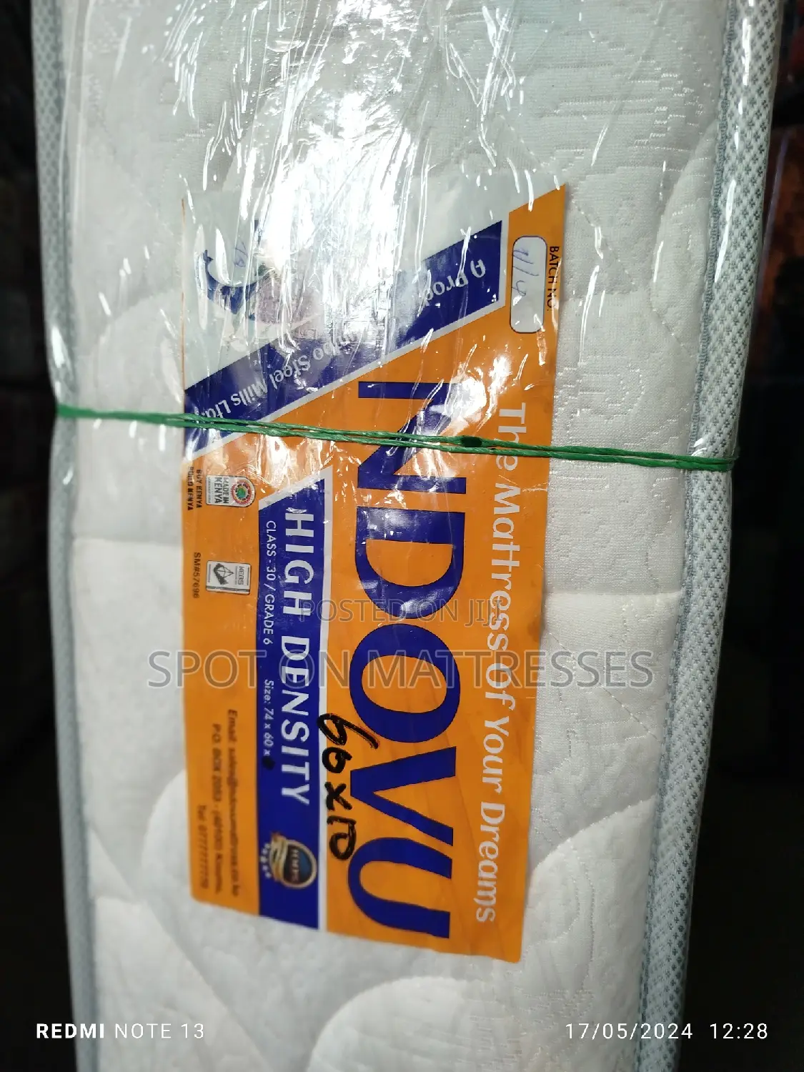 5by6 10inch HD Quilted Mattresses + Free Delivery.