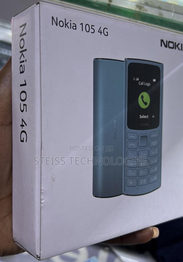 New Nokia 105 4G Black - main view