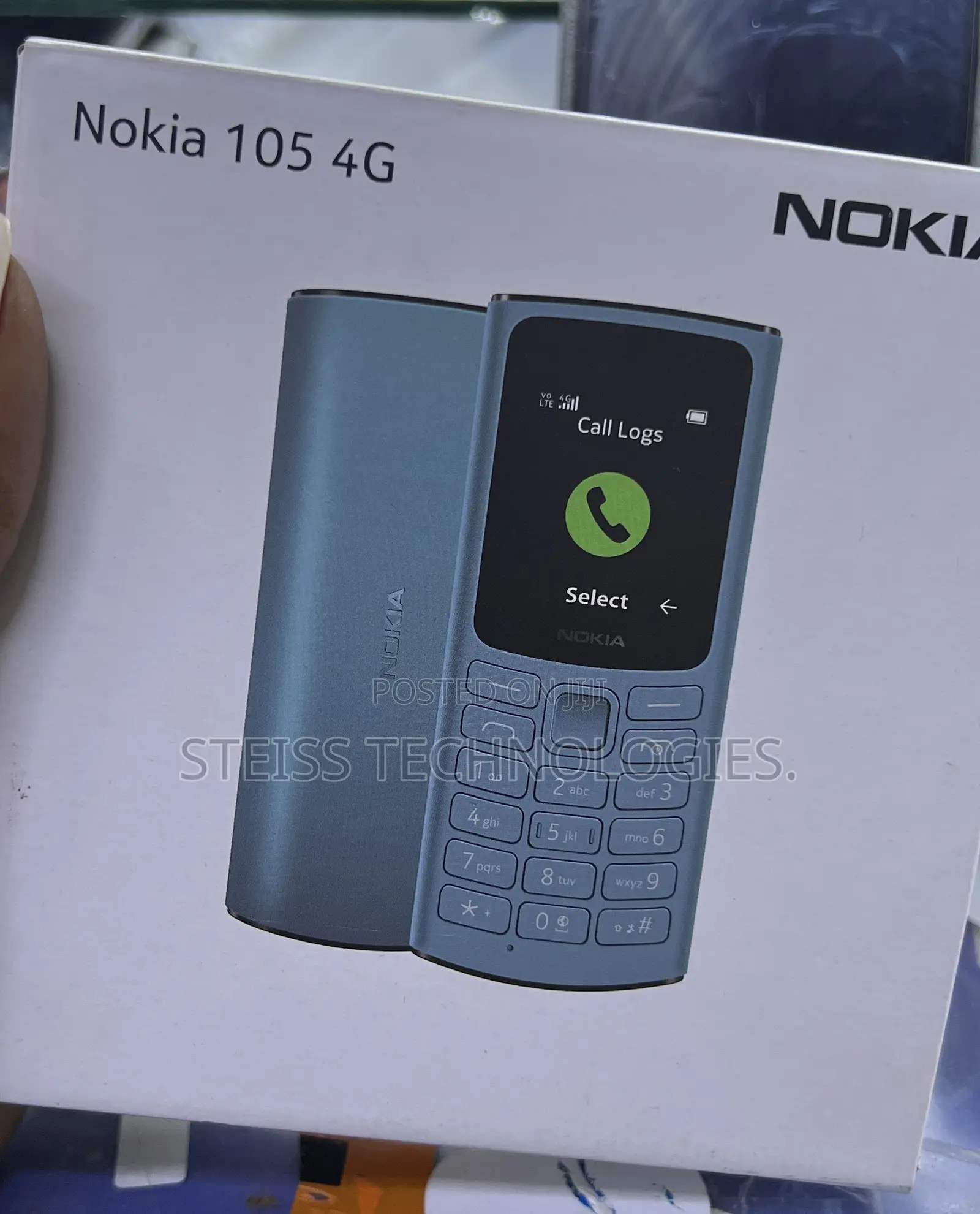New Nokia 105 4G Black