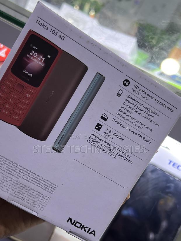 New Nokia 105 4G Black - thumbnail 3