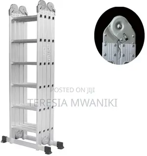Aluminium Multi Folding Ladder 4×6steps ,