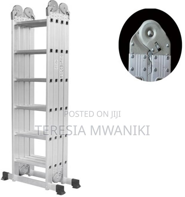 Aluminium Multi Folding Ladder 4×6steps ,