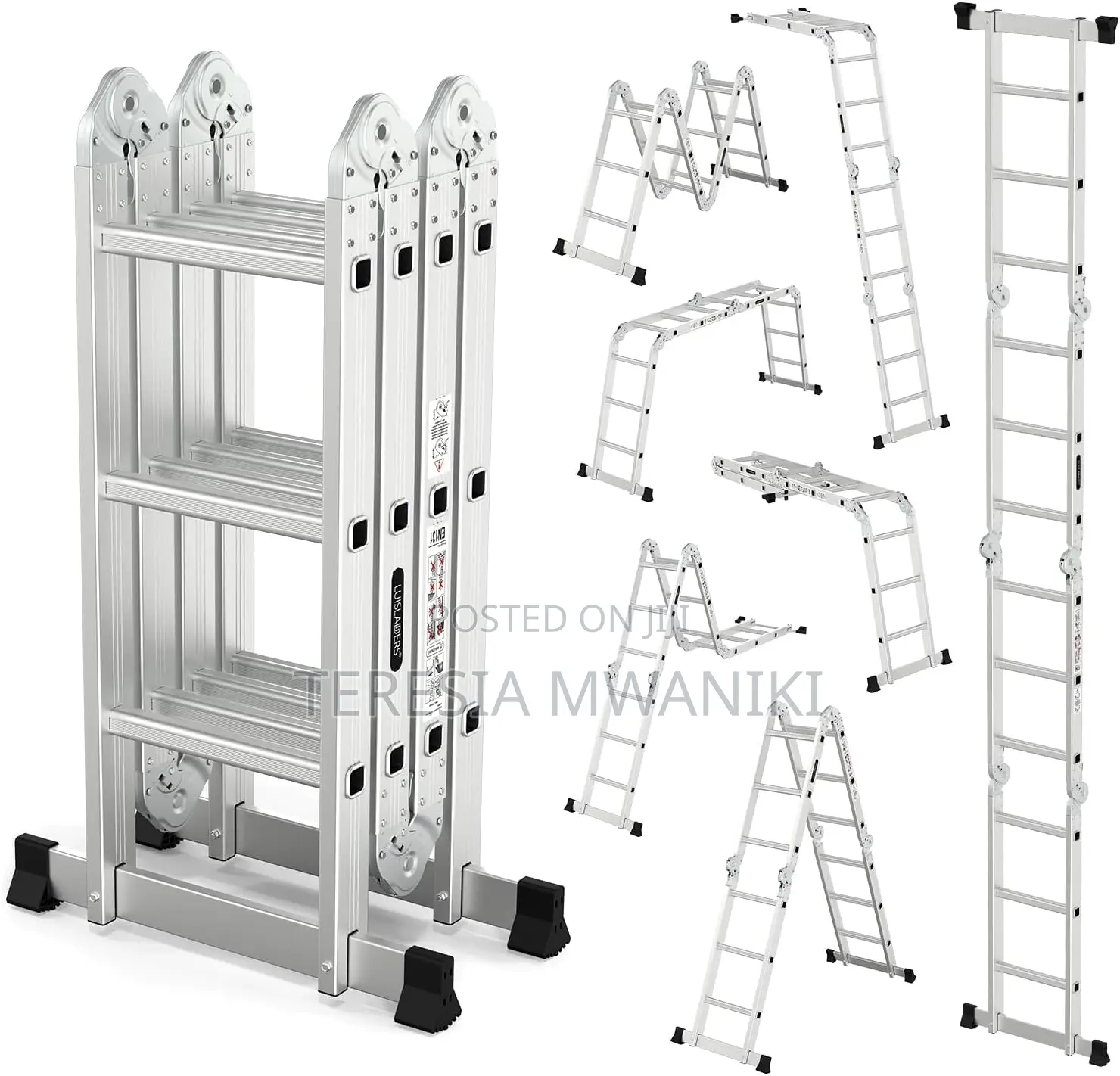 Aluminium Multi Folding Ladder 4×5steps