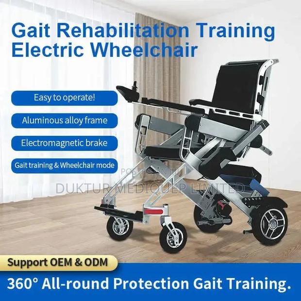 Gait/ Electric Wheelchair With Standing and Walking Aid
