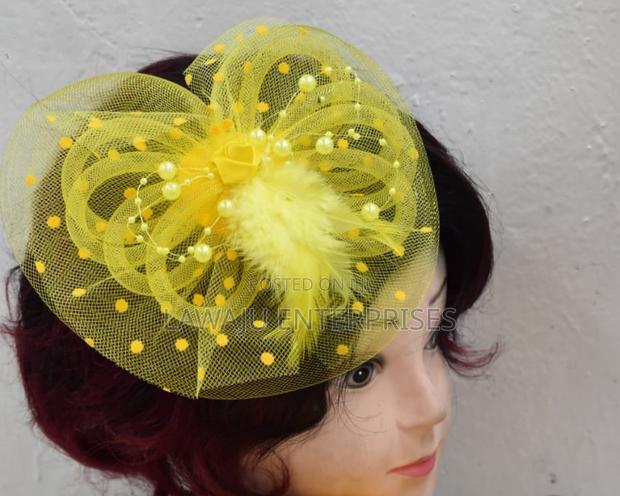 Fancy Yellow Fascinators - thumbnail 2