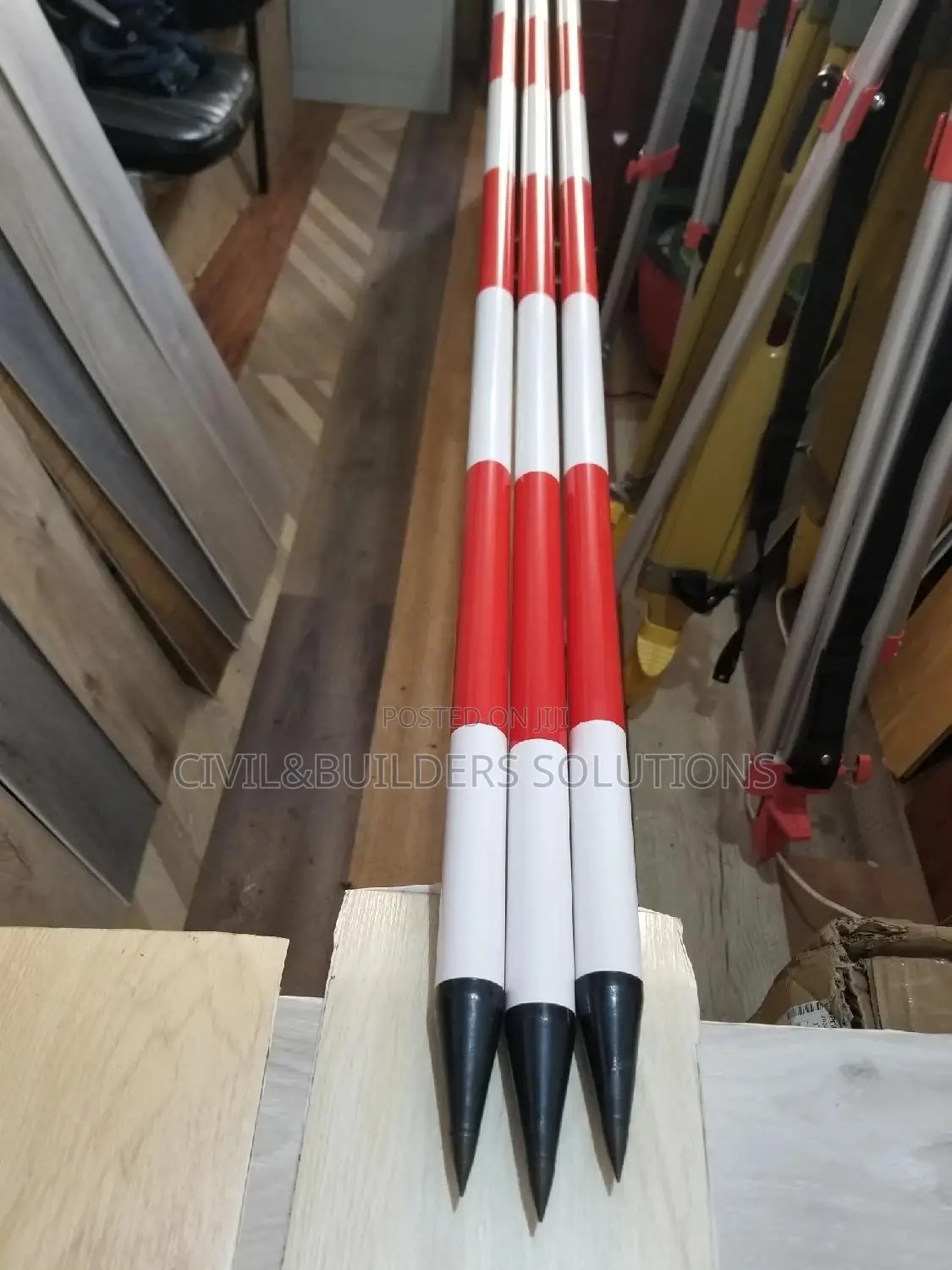 Ranging Rods / Surveyors Poles 2m,3m,4m