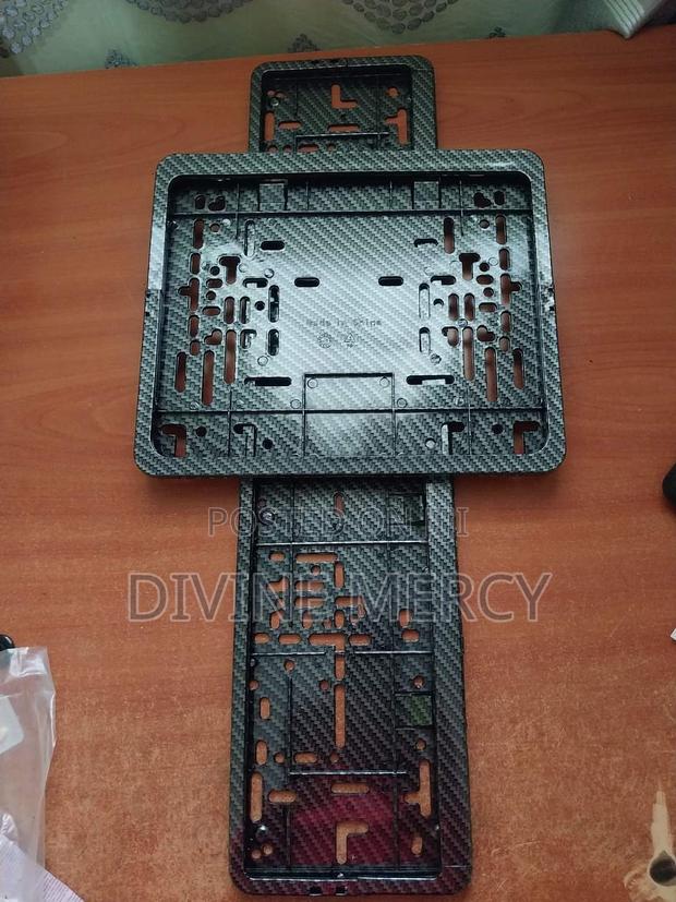 Carbon Fiber Car Number Plate - main view