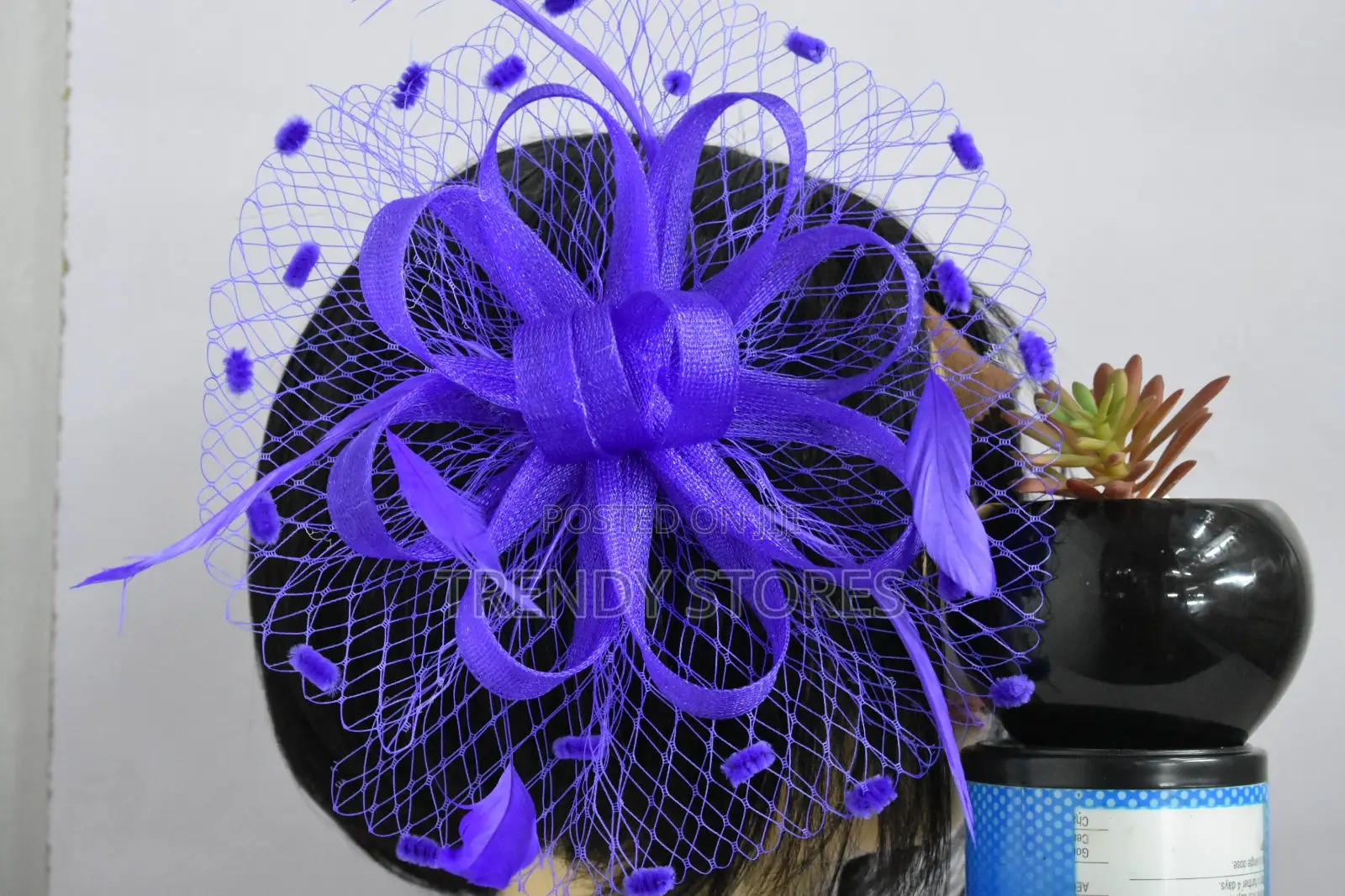Stylish Purple Fascinators in Nairobi Central Wedding Wear