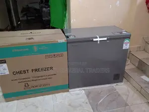Chest Freezer! Chest Freezer 189l Glass Sliding Door-Grey
