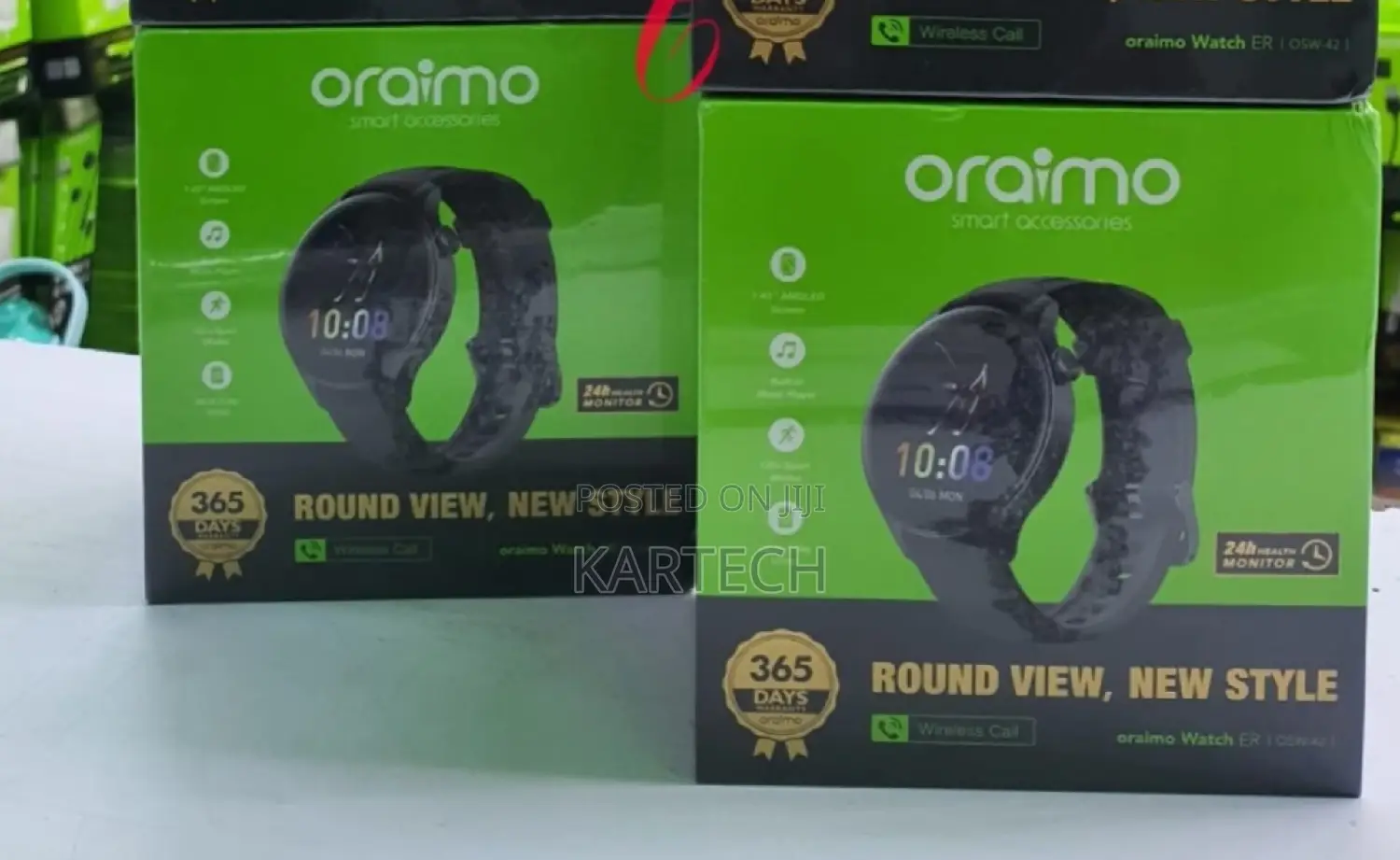 Oraimo Smart Watch ER OSW-42 BT Call 1.43'' AMOLED Screen