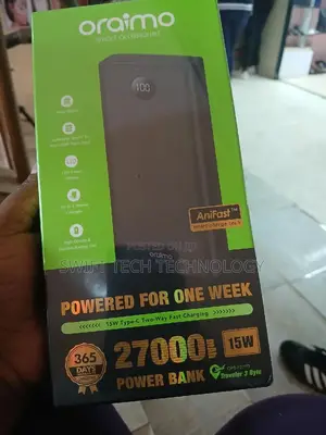 Power Bank ,Power Bank 27,000amh 2 Way Fast Charger