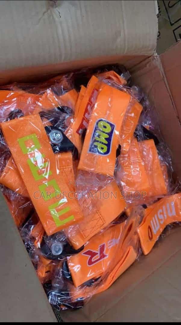 Orange Branded Tow Straps