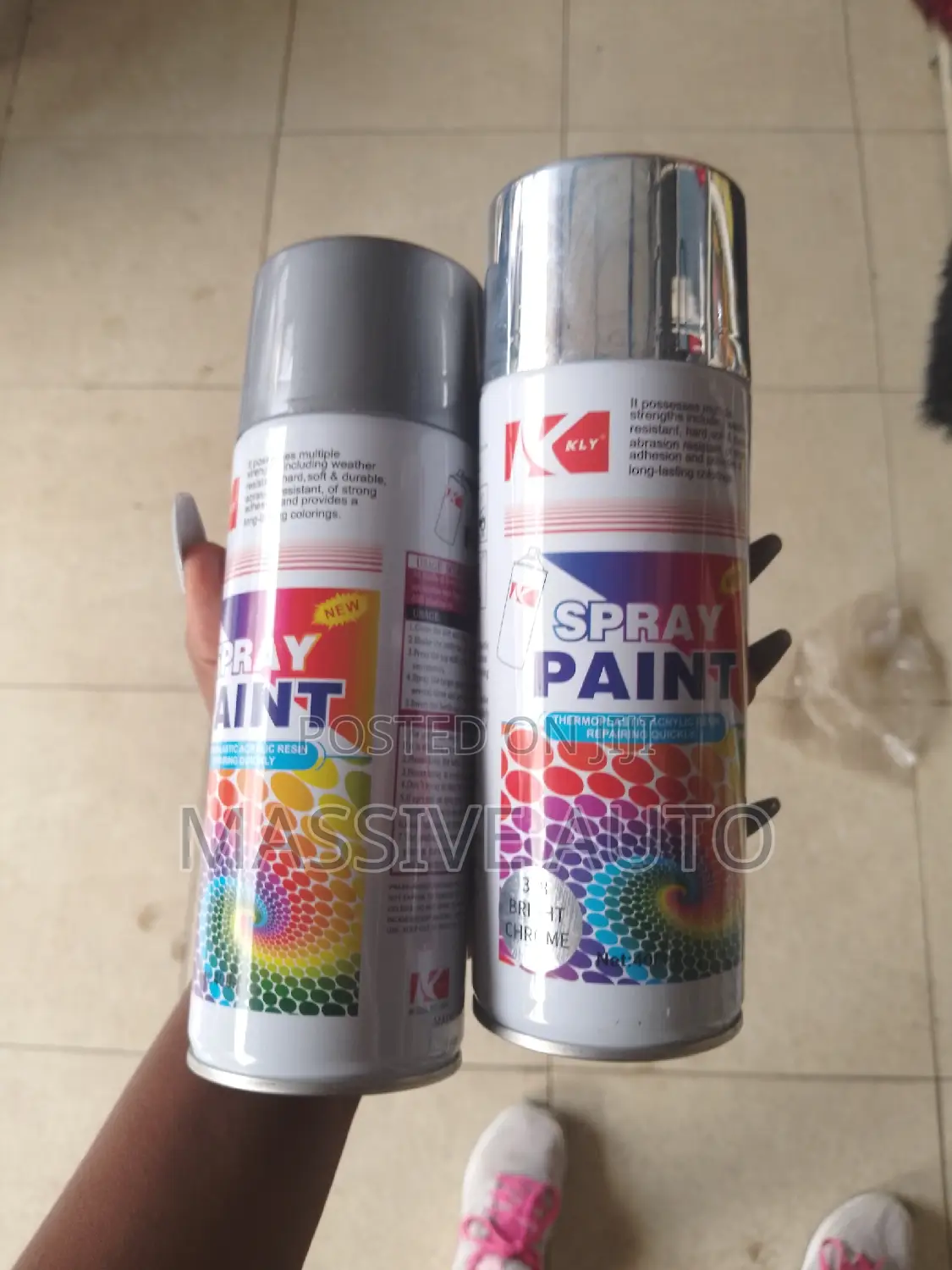 Buy Silver/ Grey Spray Paint / Car Spray Paint