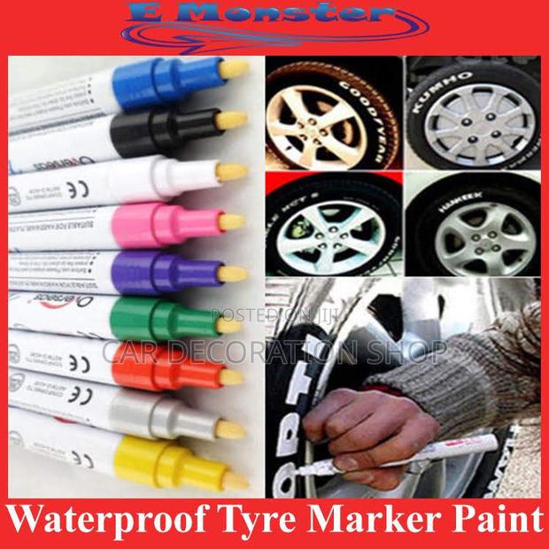 Colored Tire Marker Pens 2pc Different Colors