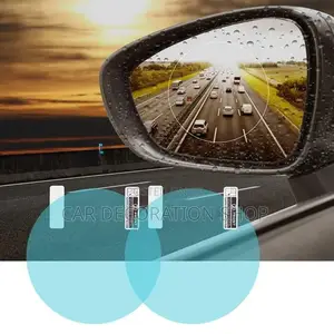 2pc Round Side Mirror Antifog Sticker