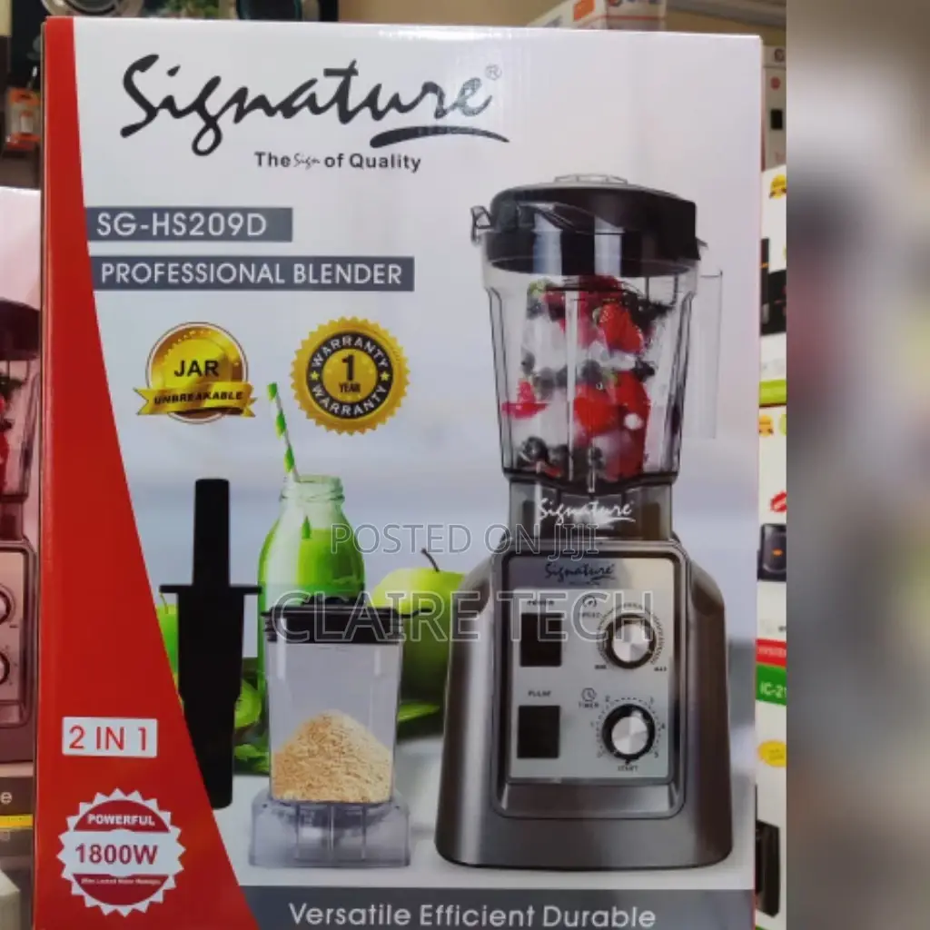 2 IN 1 Signature Commercial Blender SG-HS209D 2L Jug