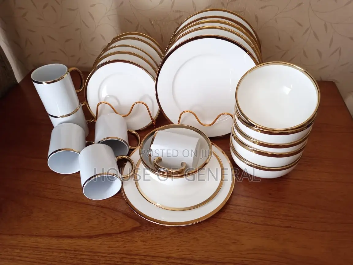 24pc Stylish Ceramic Dinner Set